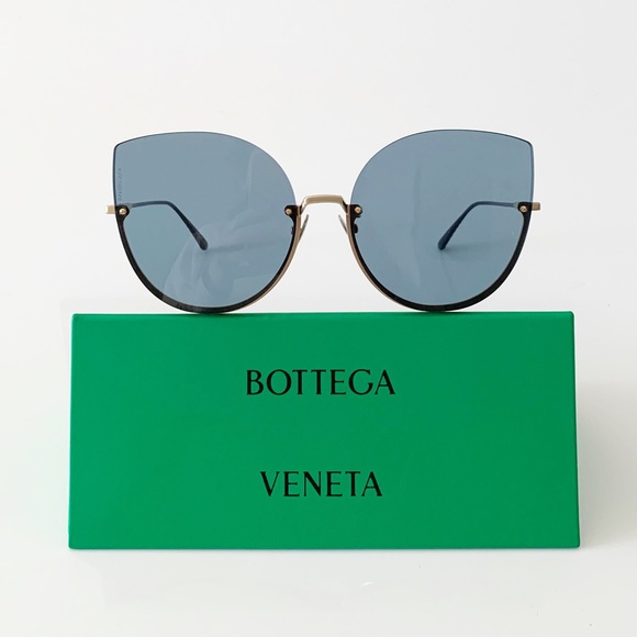 BOTTEGA VENETA Blue Sunglasses - Picture 1 of 12